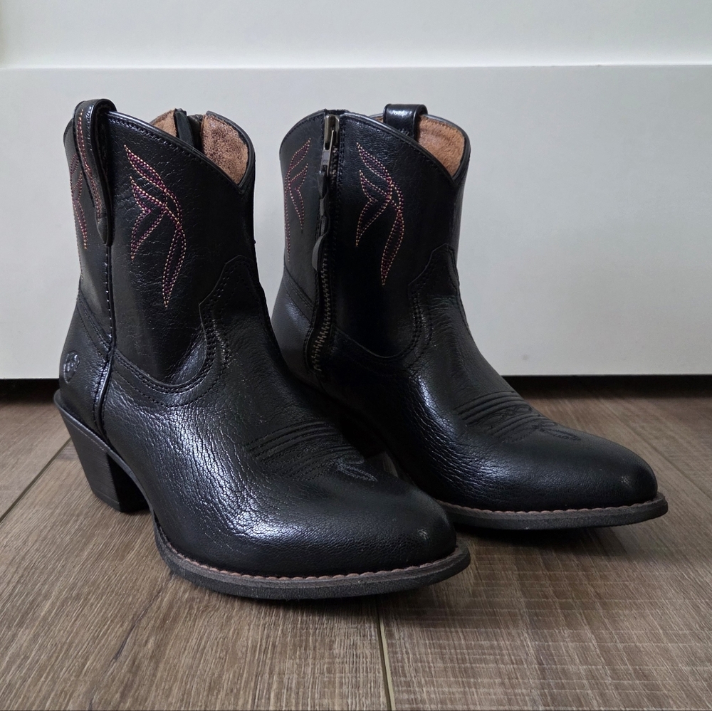 Ariat Black Western Ankle Booties